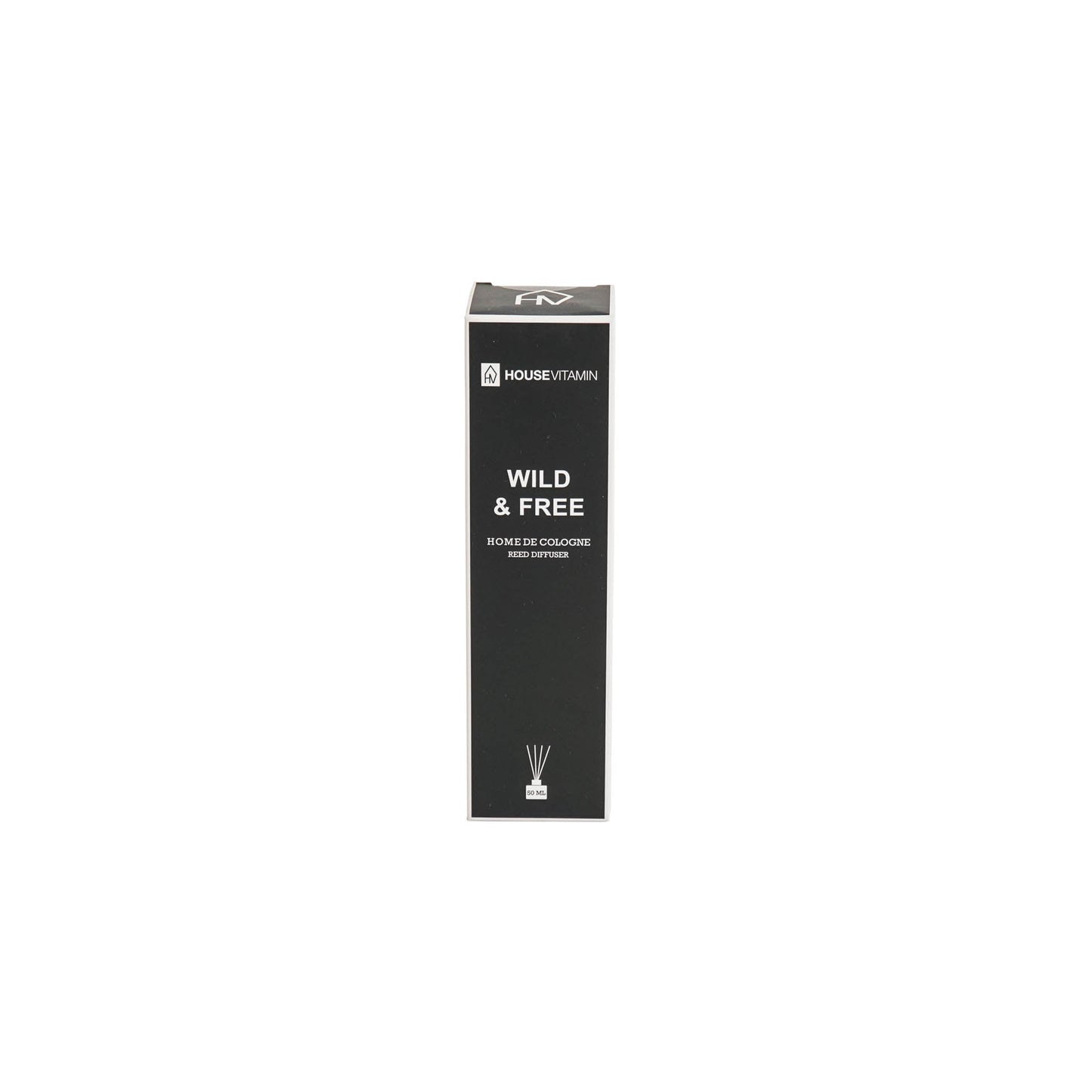 Reed Diffuser -Glass/ Fibre- 50 ml - Wild and free