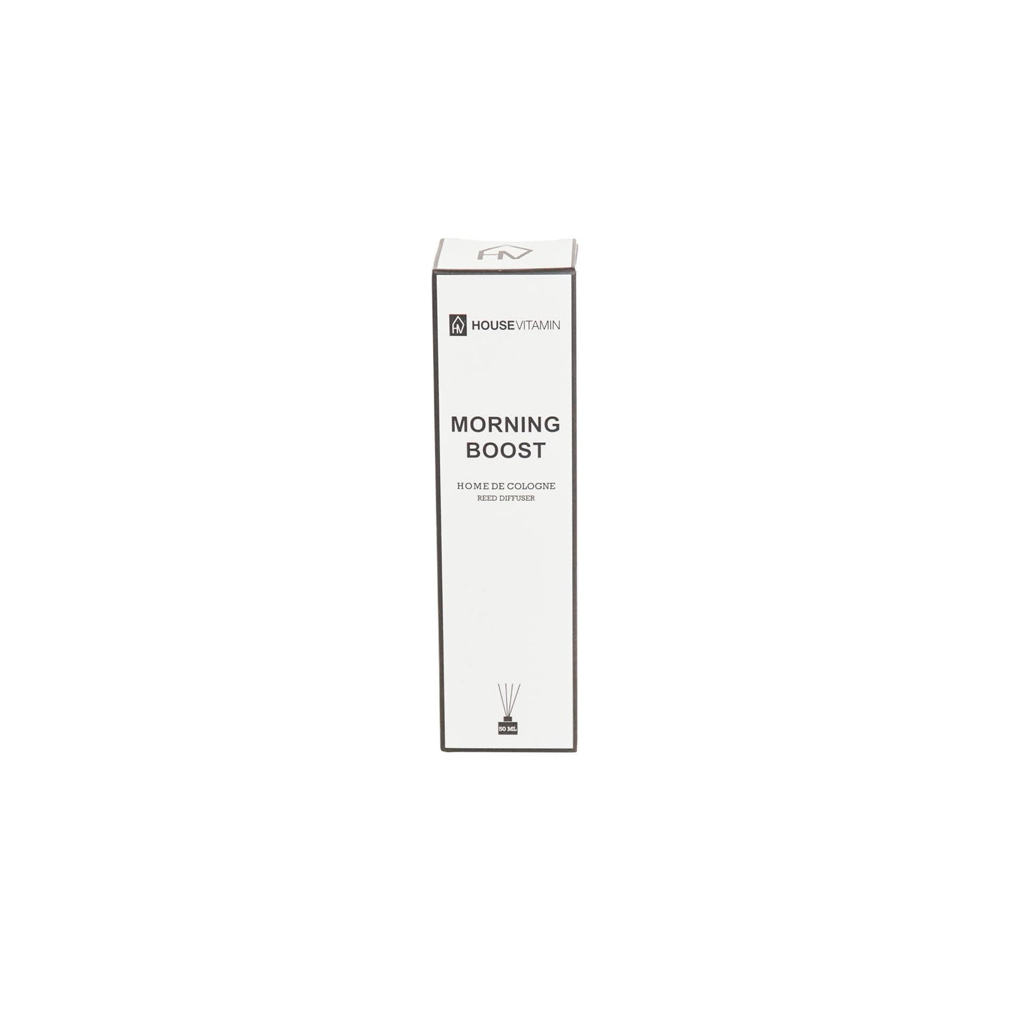 Reed Diffuser -Glass/ Fibre- 50 ml - Morning Boost