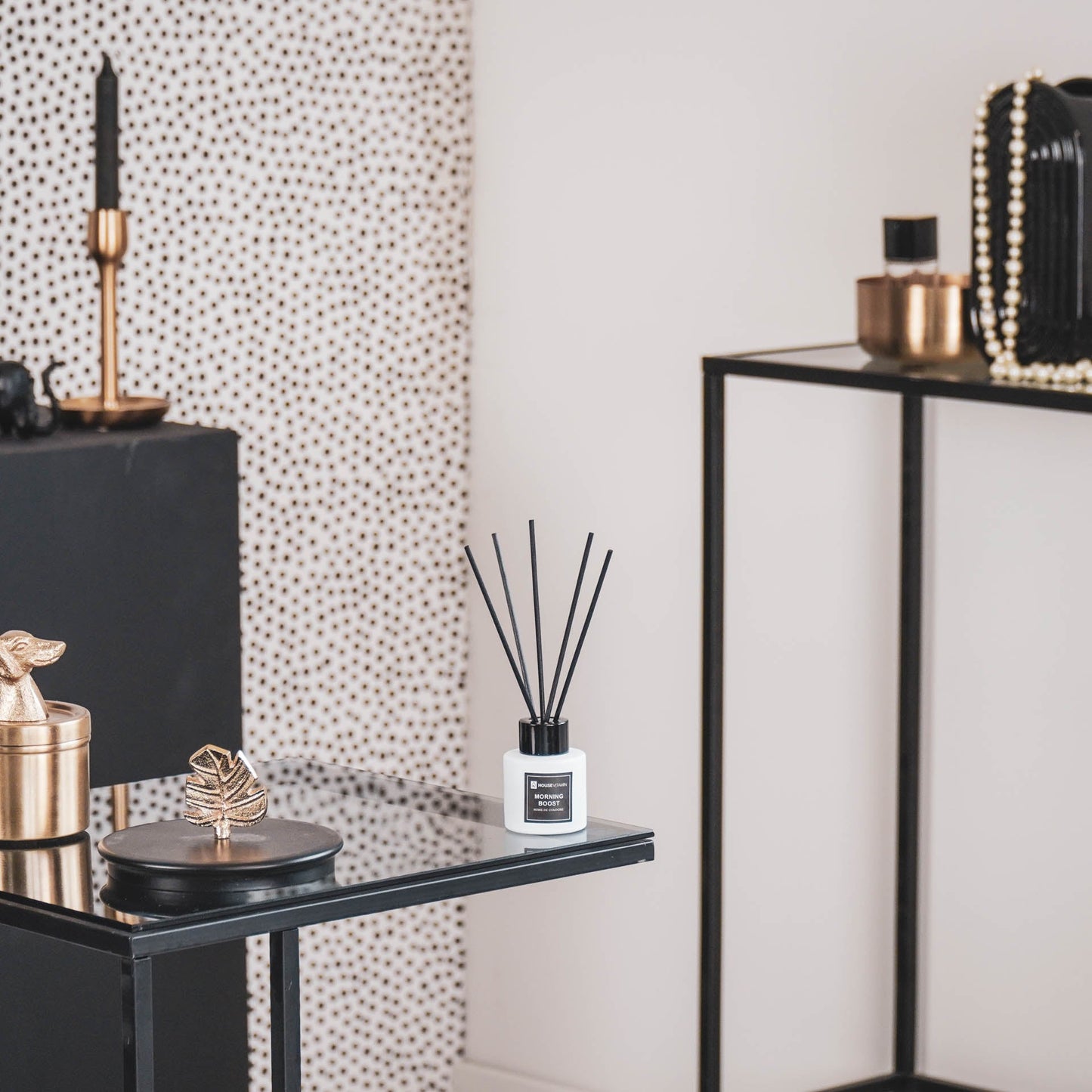 Reed Diffuser -Glass/ Fibre- 50 ml - Morning Boost
