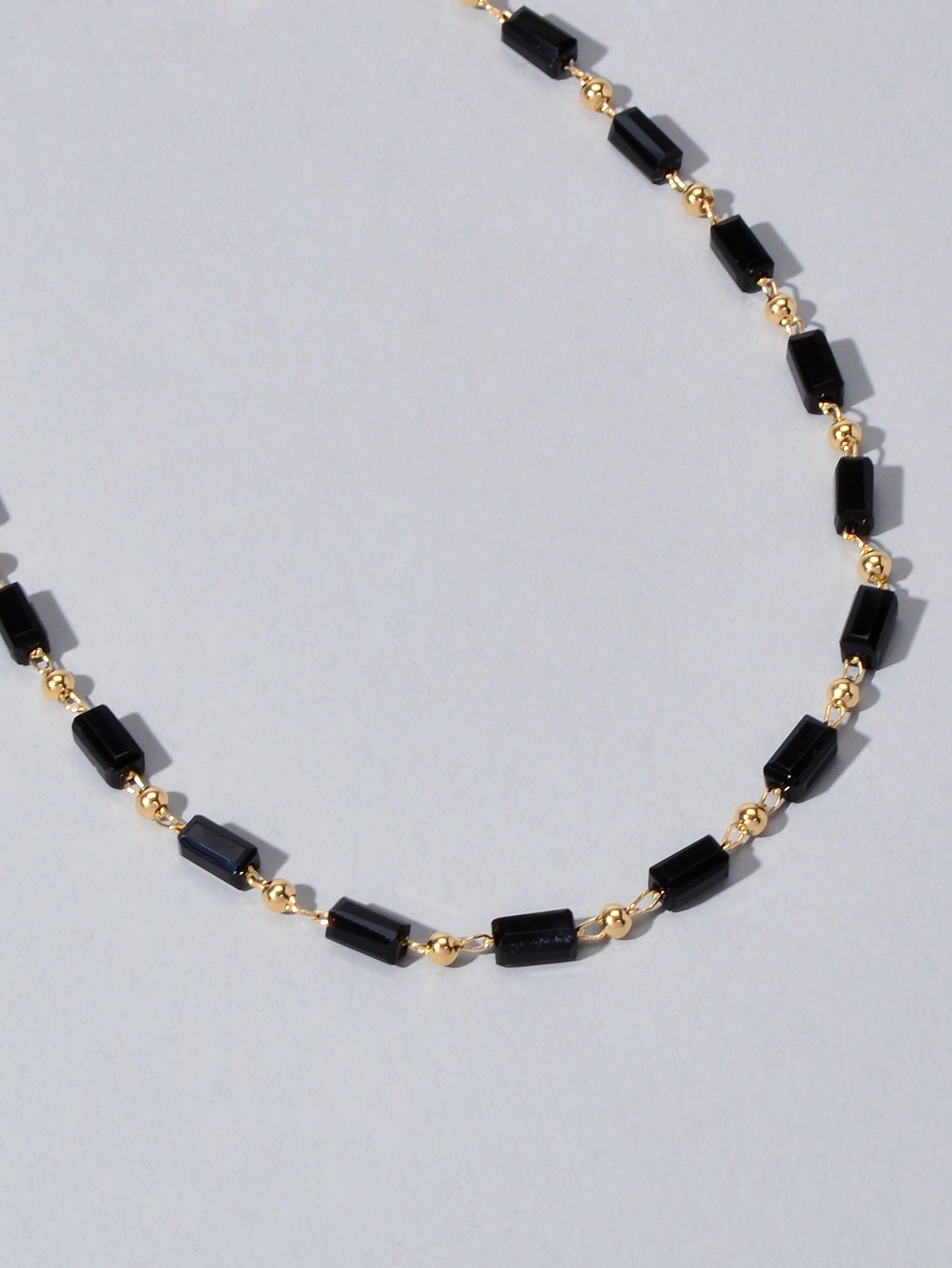 1 pc Foot Beach Jewellery Gold Chain Handmade Black Beads Anklet