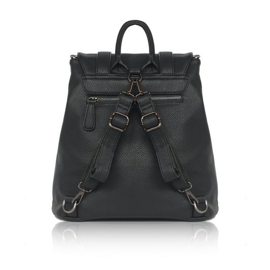 Agnes Black Vegan Backpack