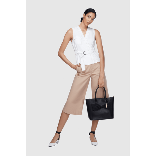 Eufala Brown Vegan Tote Bag