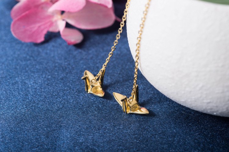 Silver Peace Bird Necklace