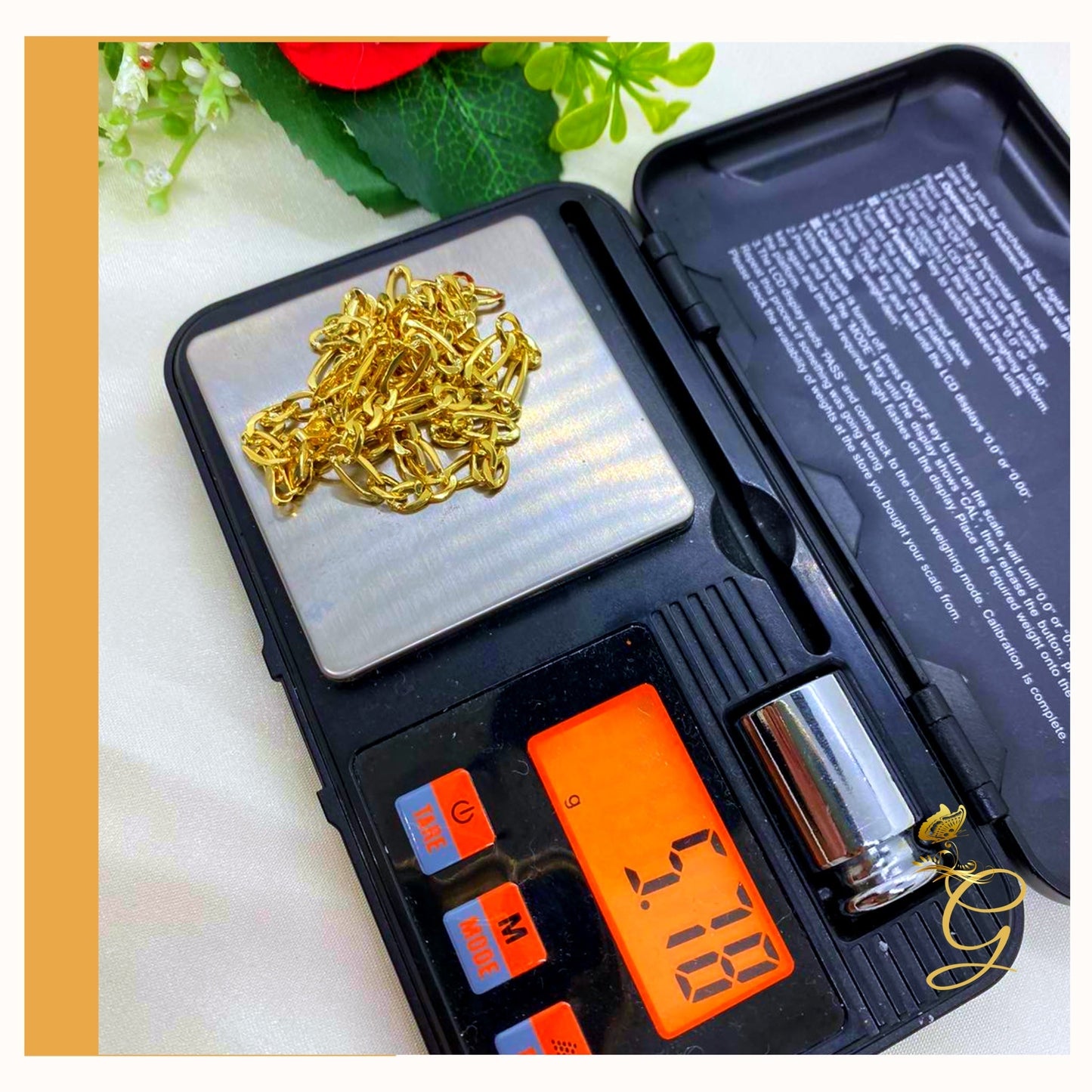 10K Gold Chain - Mens Solid Figaro Chain 24” 4.98MM Width