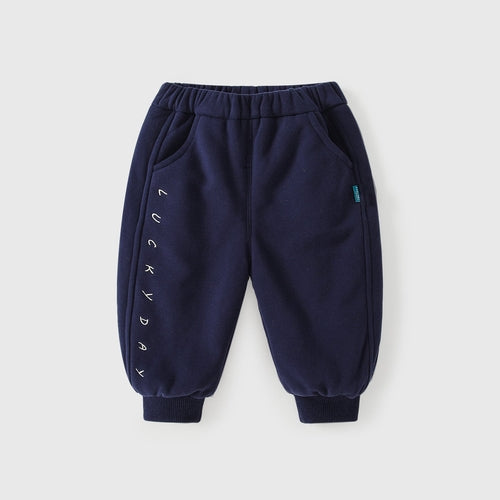 Winter Arrival Casual Baby Kids Boys Letters Embroidered Pattern