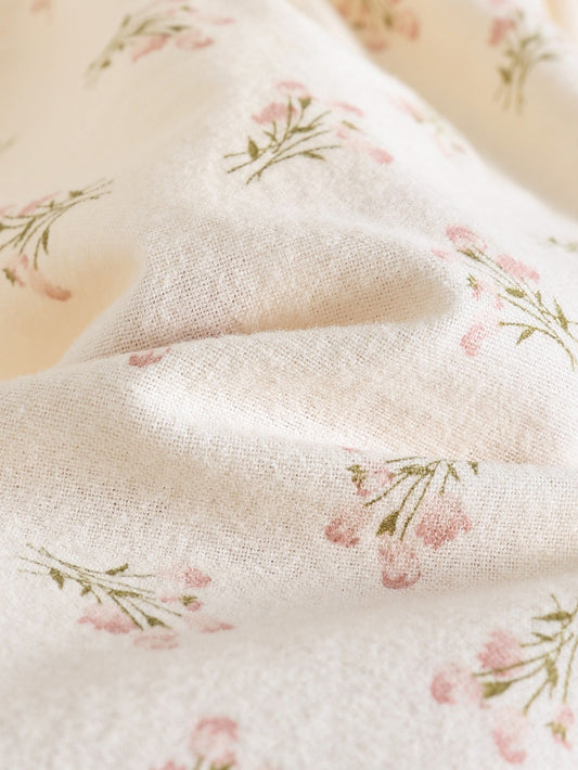 Autumn Arrival Baby Kids Girls Floral Pattern Long Sleeves Dress with