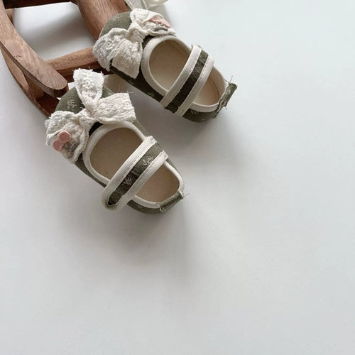 Spring and Autumn Baby Girl Fashion Floral Pattern Butterfly-bow