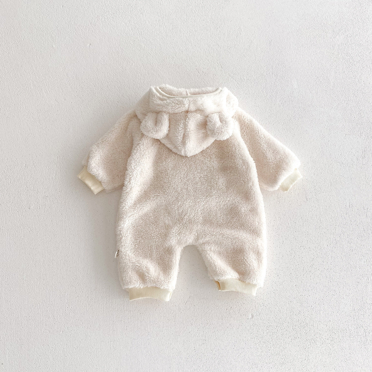 Baby Unisex Long Sleeves Animals Cartoon Pattern Pocketed Rompers