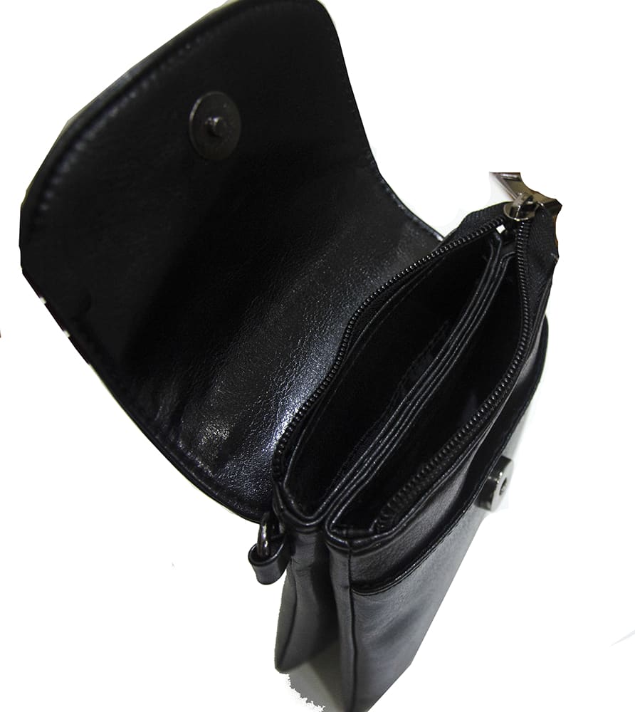 Womens Cell Phone Purse - Carafe Brown