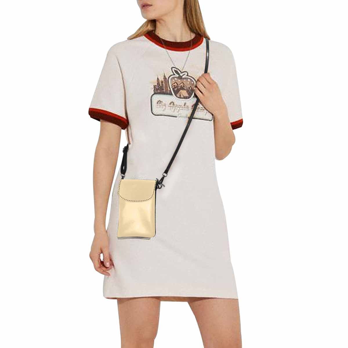 Womens Cell Phone Purse - Peach