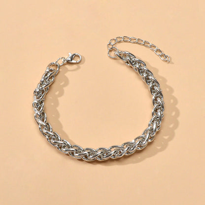 Punk Goth Hip Hop Thick Chain Stainless Steel Bracelets Jewellery
