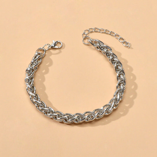 Punk Goth Hip Hop Thick Chain Stainless Steel Bracelets Jewellery