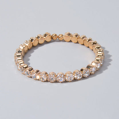 Textured Jewellery Faux Cubic Zirconia Classic Tennis Bracelet Nice