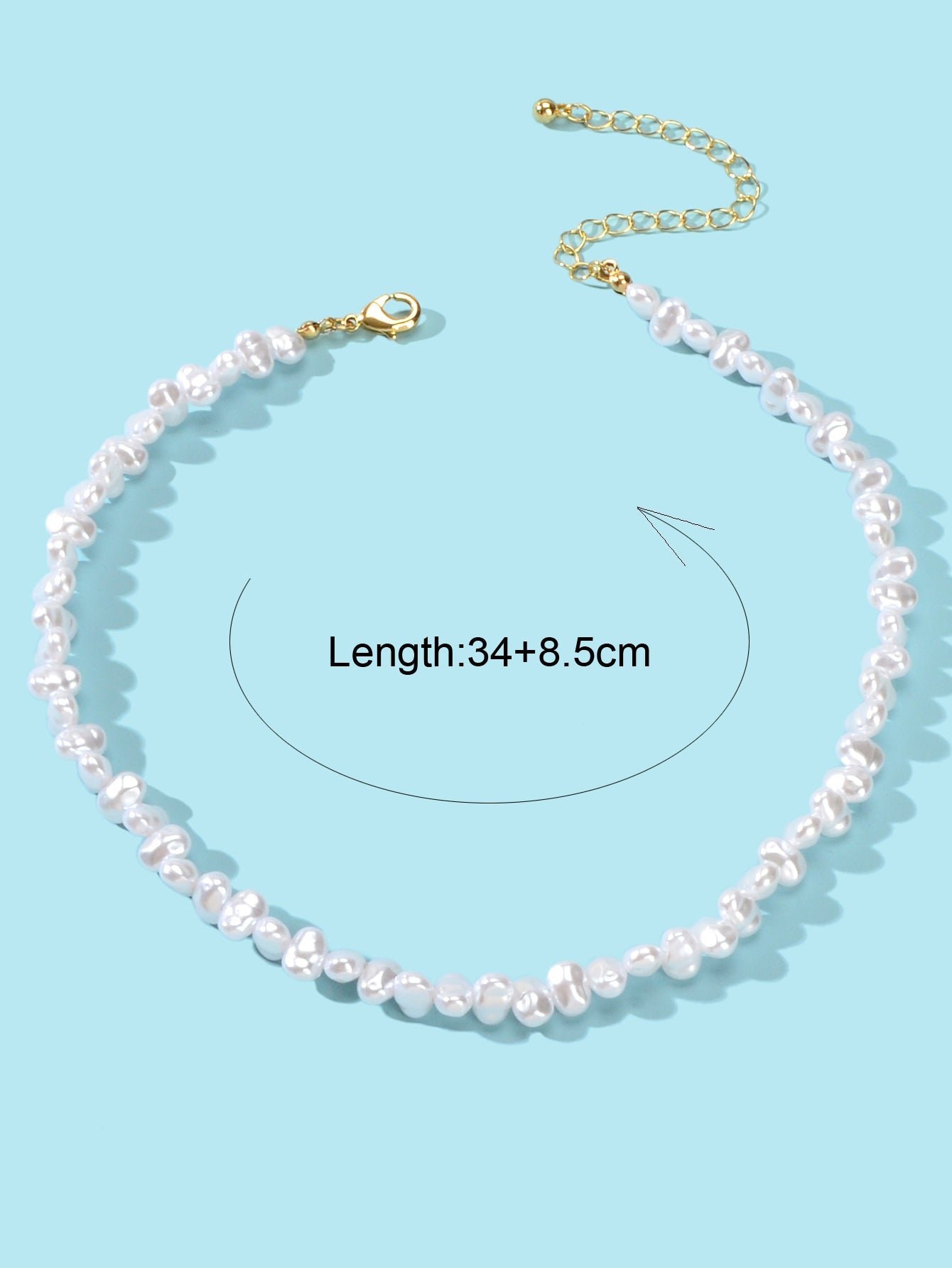 Wedding Birthday Anniversary Jewellery Artificial Irregular Short