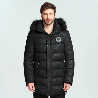 Men's Short Thickened Winter Outdoor Cotton-padded Clothing British