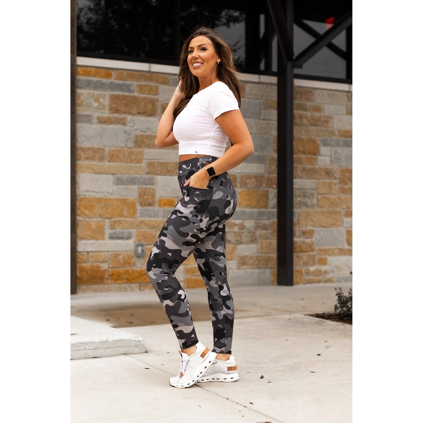 Charlie Camo Full-Length Leggings  - Luxe Leggings by Julia Rose®