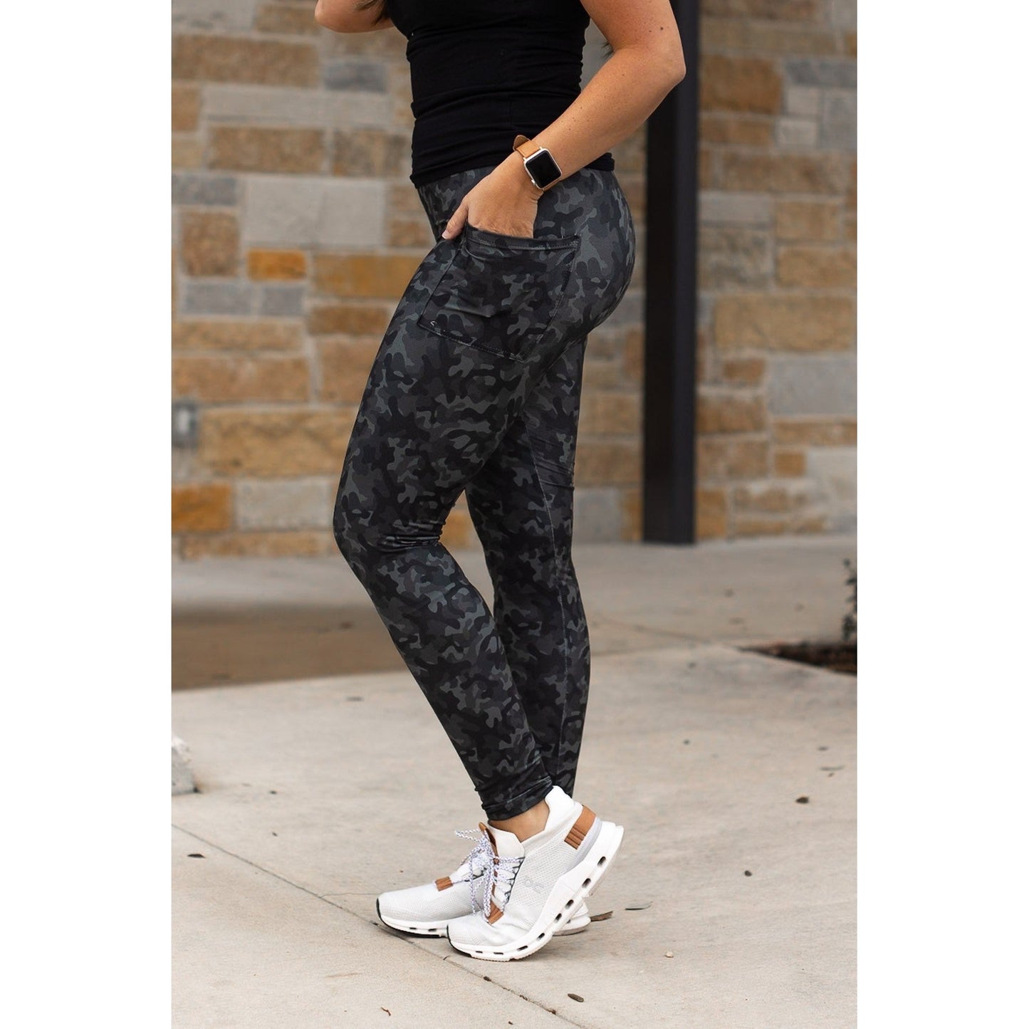 Army Camo Full-Length Leggings