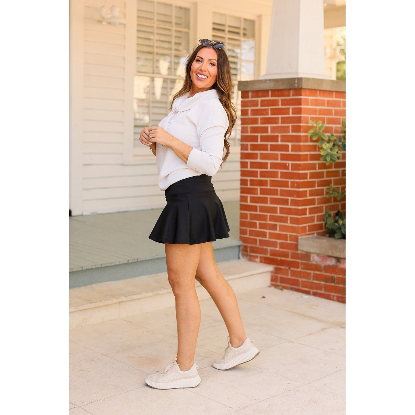 Brielle - Black Skort