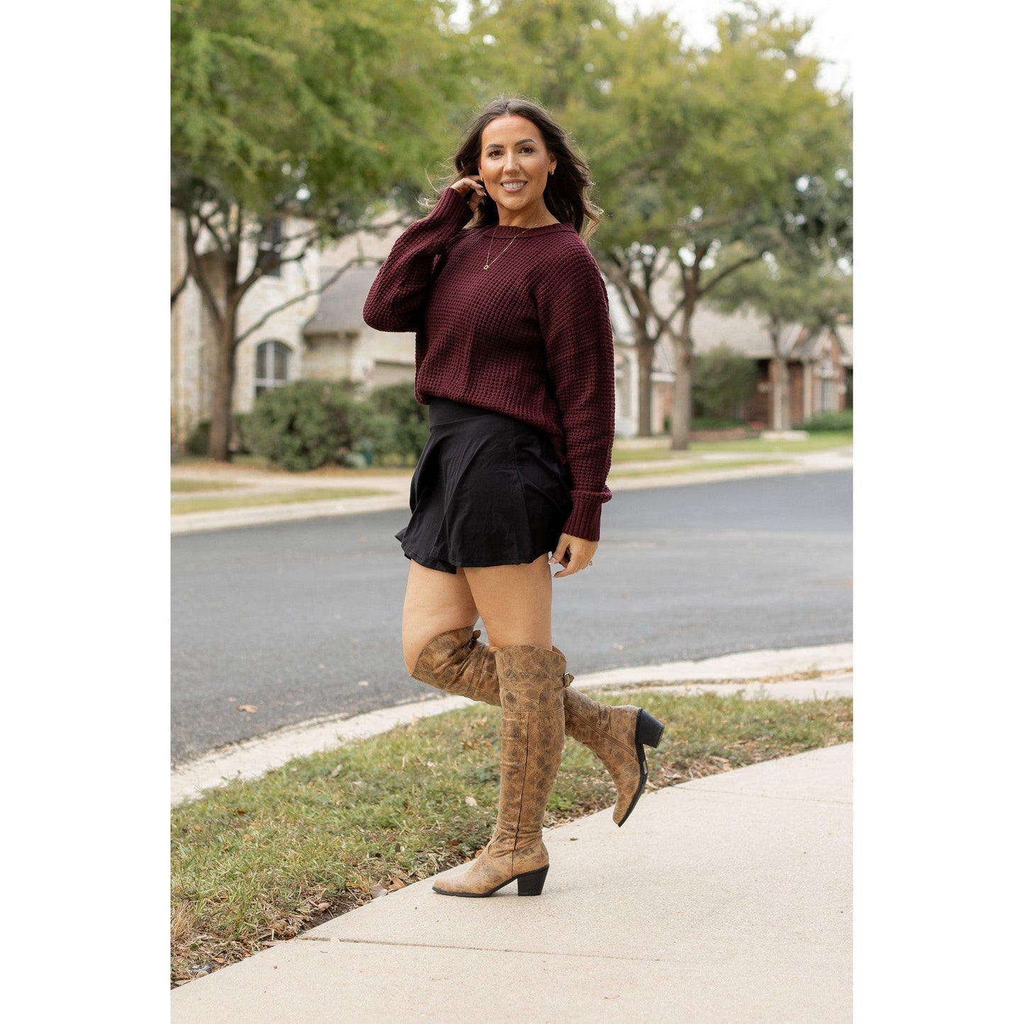 Brielle - Black Skort