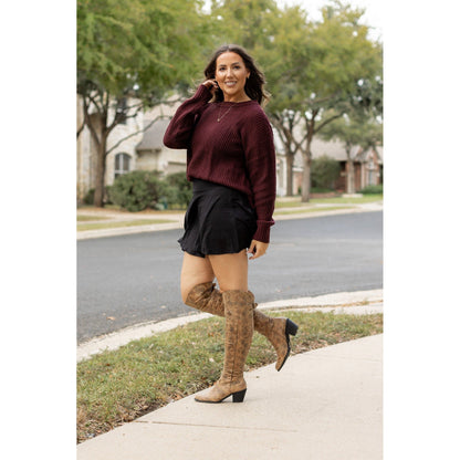 Brielle - Black Skort
