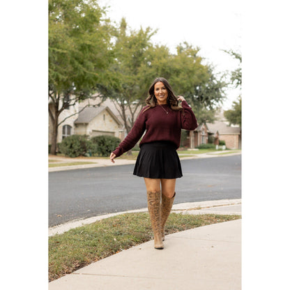 Brielle - Black Skort