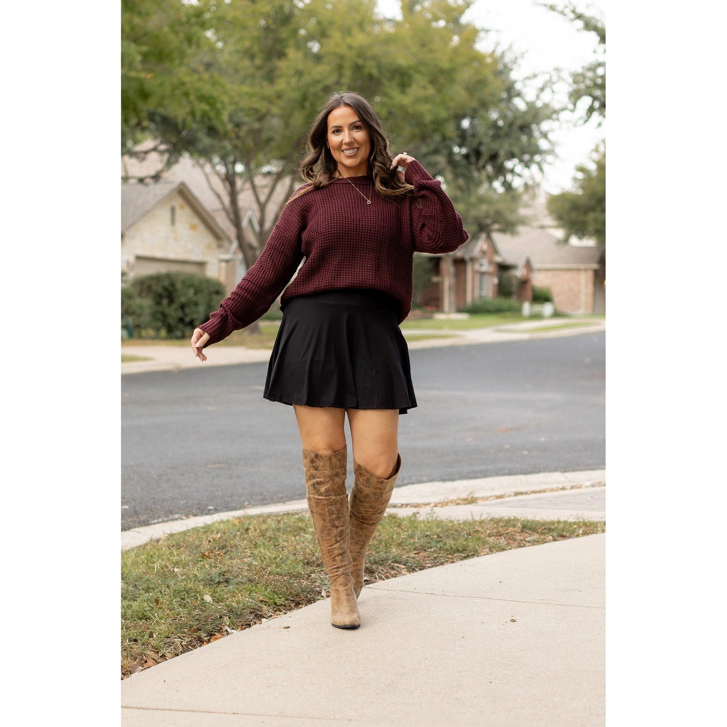 Brielle - Black Skort