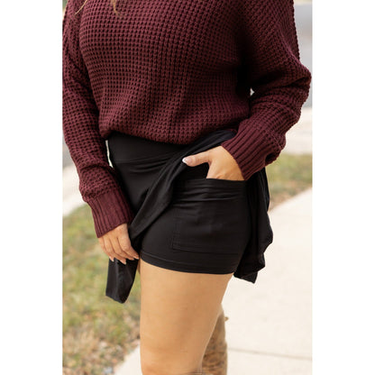 Brielle - Black Skort