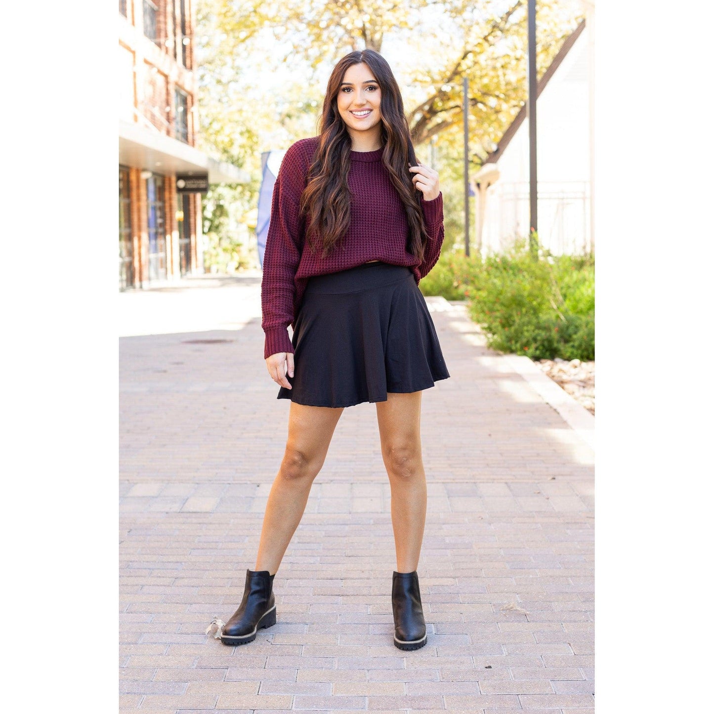 Brielle - Black Skort