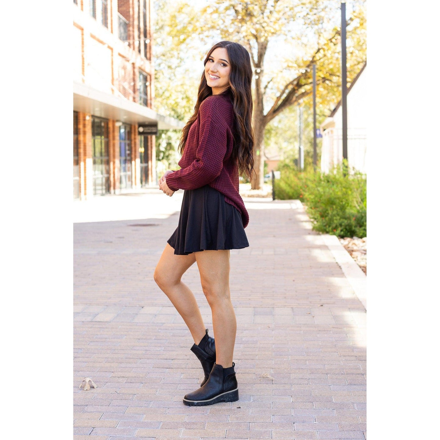 Brielle - Black Skort