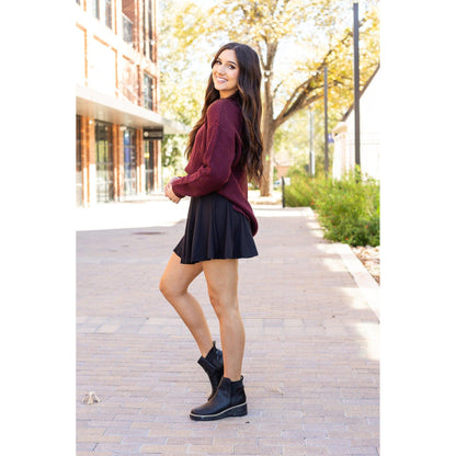 Brielle - Black Skort