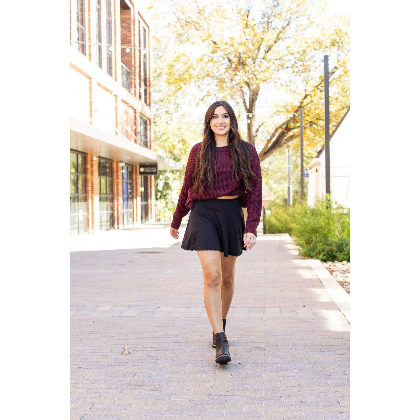 Brielle - Black Skort