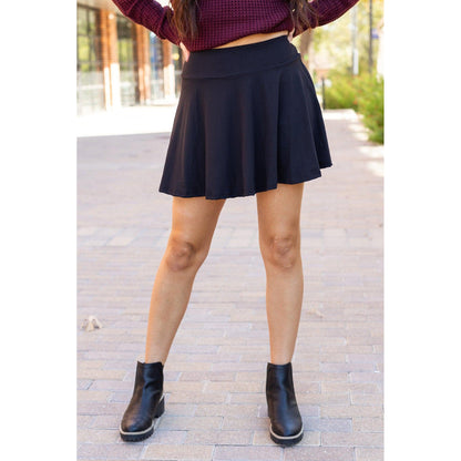 Brielle - Black Skort