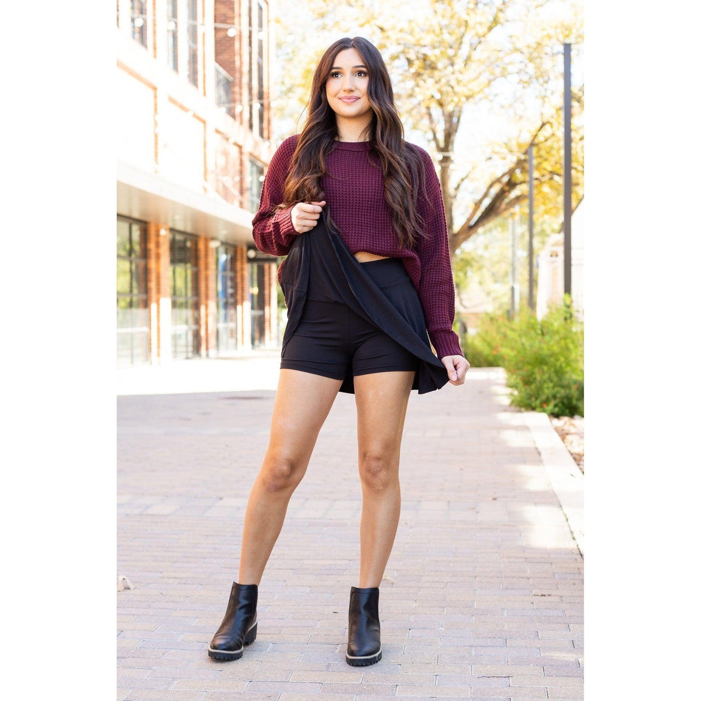 Brielle - Black Skort
