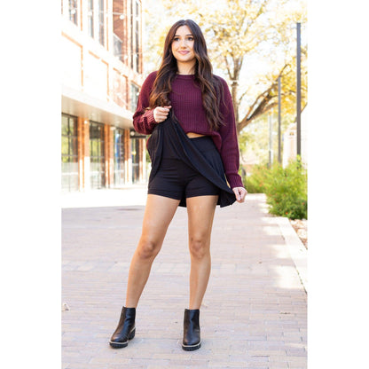 Brielle - Black Skort