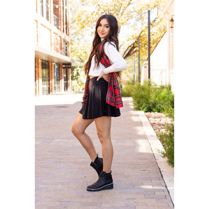 Brielle - Black Skort