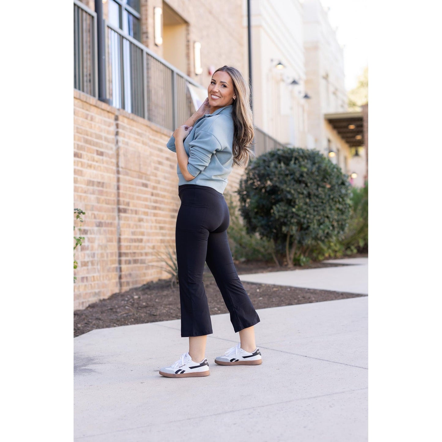 Delilah - Kick Flare Leggings with Pockets