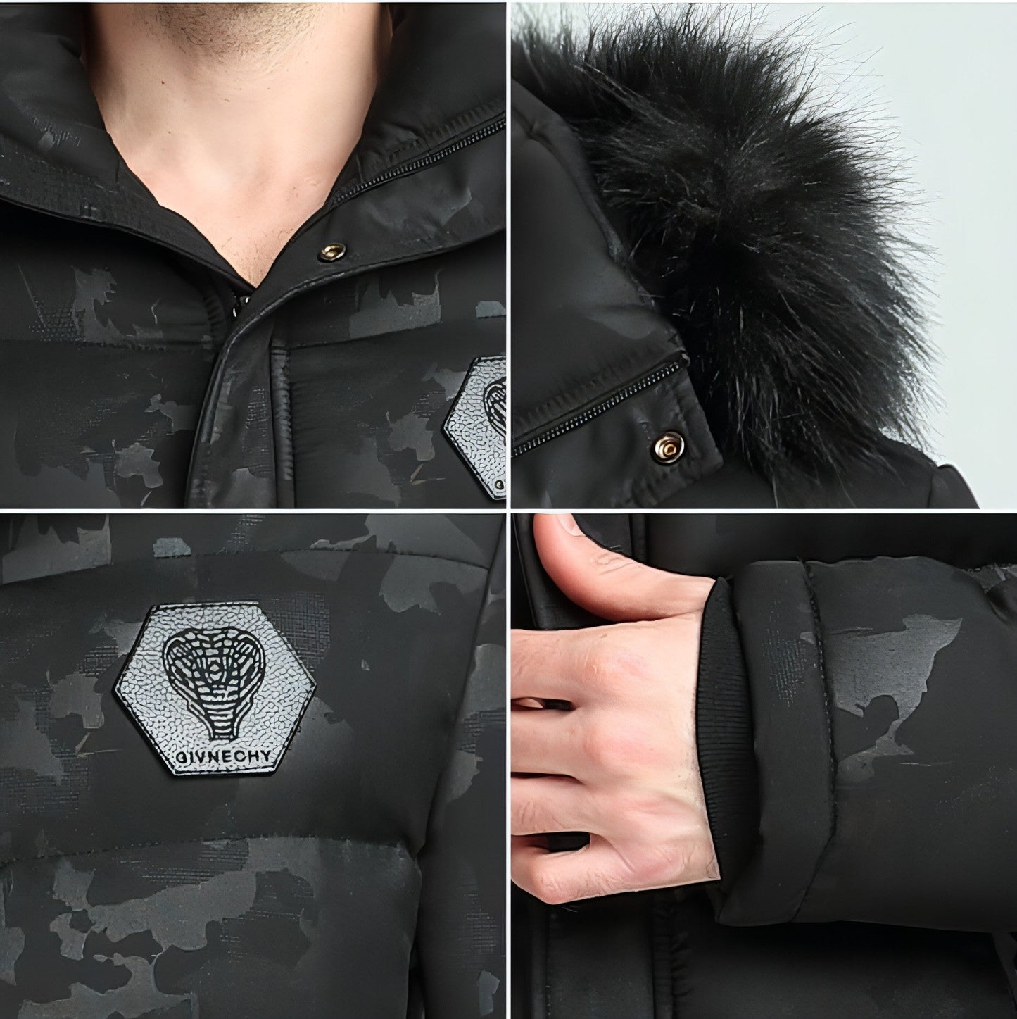 Men's Short Thickened Winter Outdoor Cotton-padded Clothing British