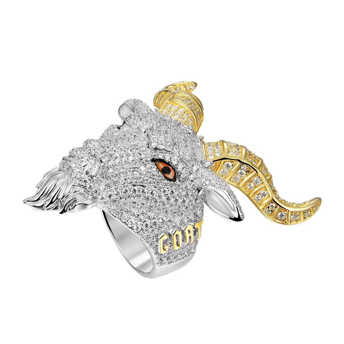 15.05ct Lab Diamond GOAT Ring | IGI Certified VS | 10K White Gold