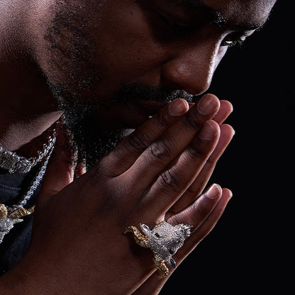 15.05ct Lab Diamond GOAT Ring | IGI Certified VS | 10K White Gold