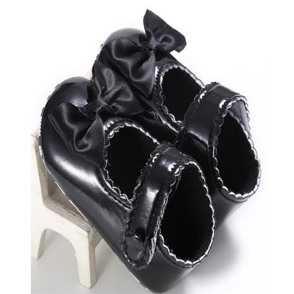 Baby Girl Shoes Princess Pu Leather Bow First