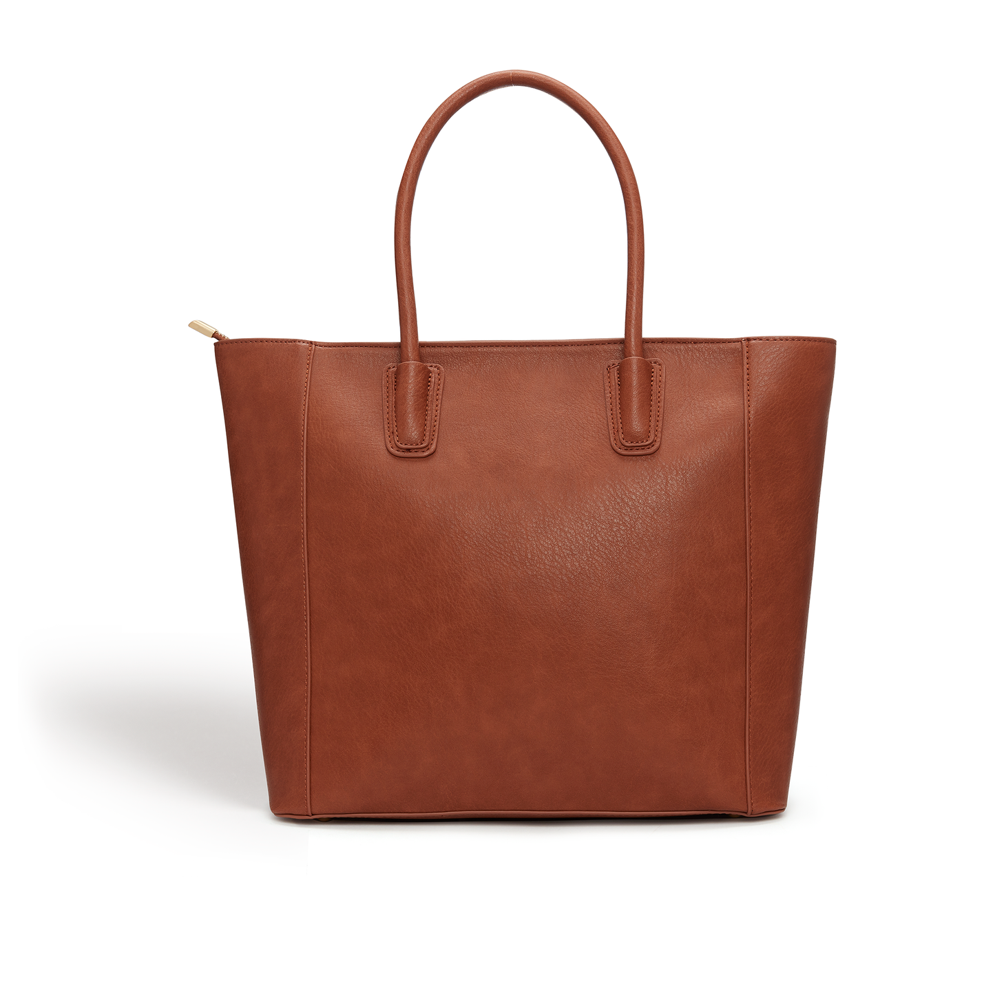 Eufala Brown Vegan Tote Bag