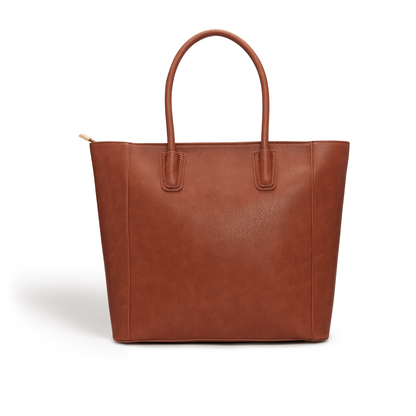 Eufala Brown Vegan Tote Bag