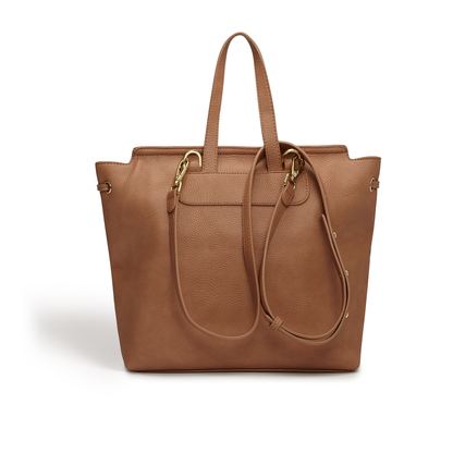 Siri Brown Multiway Vegan Backpack Bag