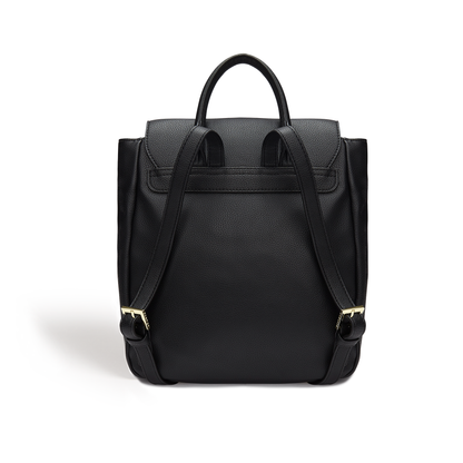 Miley Black Small Vegan Backpack