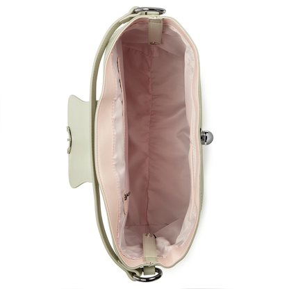 Sara Taupe Vegan Hobo Bag