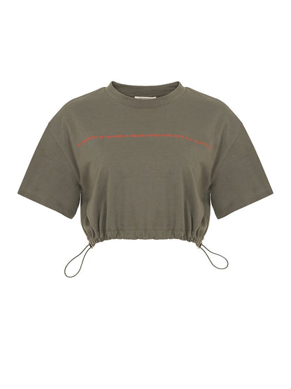 Round Neck Crop Top