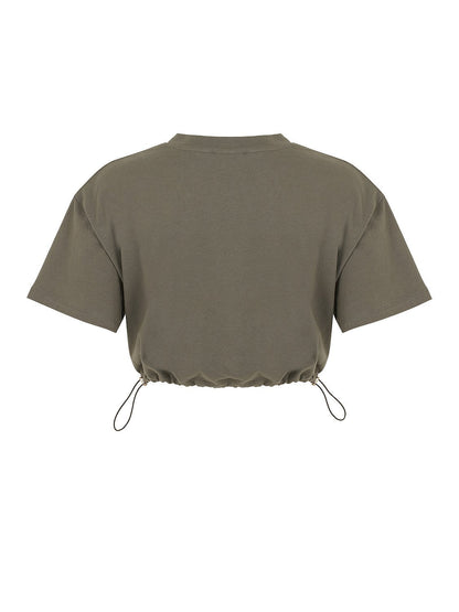 Round Neck Crop Top