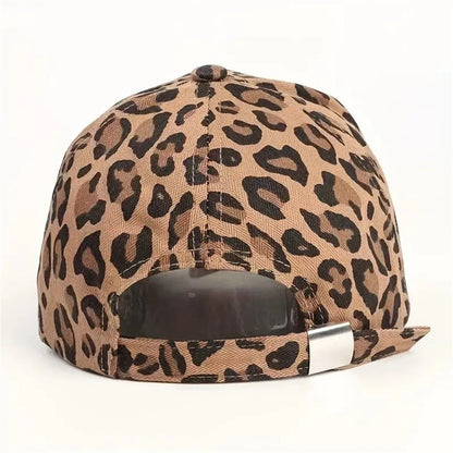 Leopard print baseball cap, fashion, casual lovers