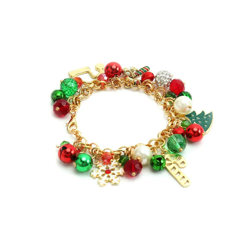 Vicky-Home Christmas Bracelet Gift Jewelry for Women Girls Kids Jingle