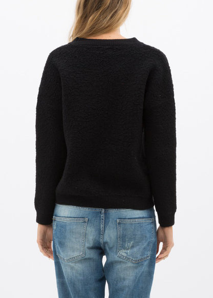 Rag Wool Knit Crew Neck Sweater